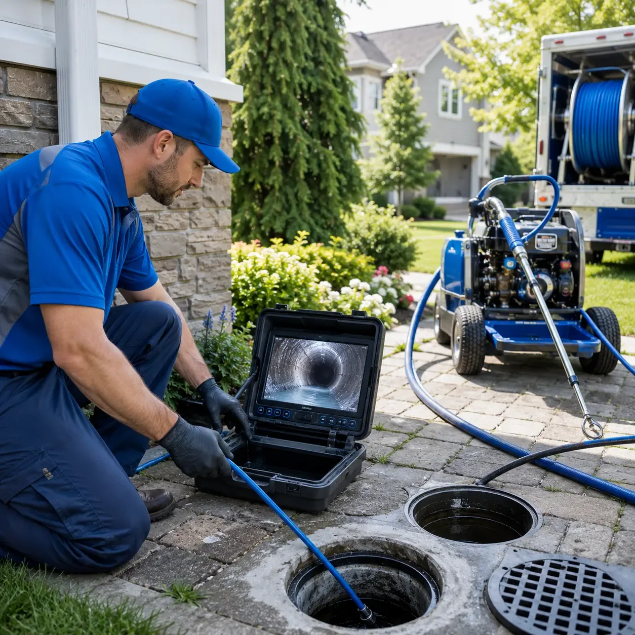 Outdoor drain cleaning professionals serving Harper Woods, MI
