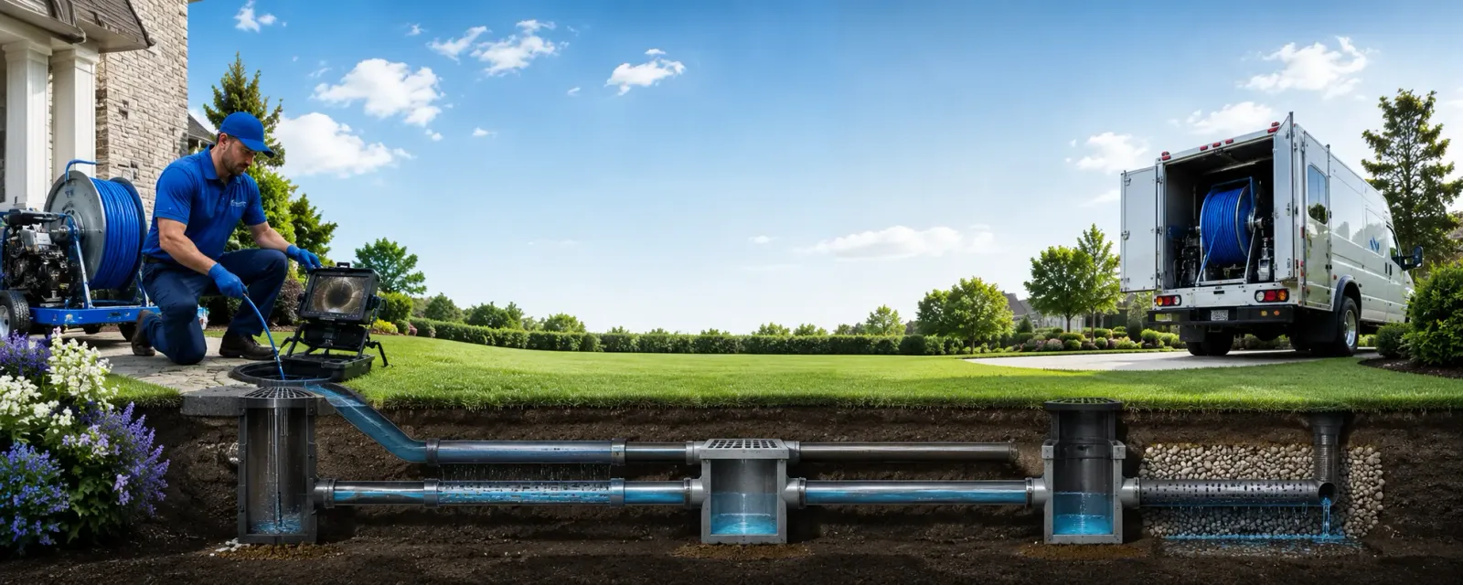 Outdoor drain cleaning information for Harper Woods, MI